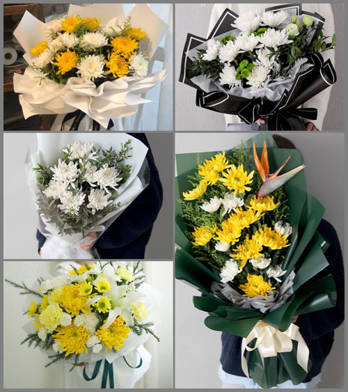 安徽黄山市歙县长陔乡白事花束代送
